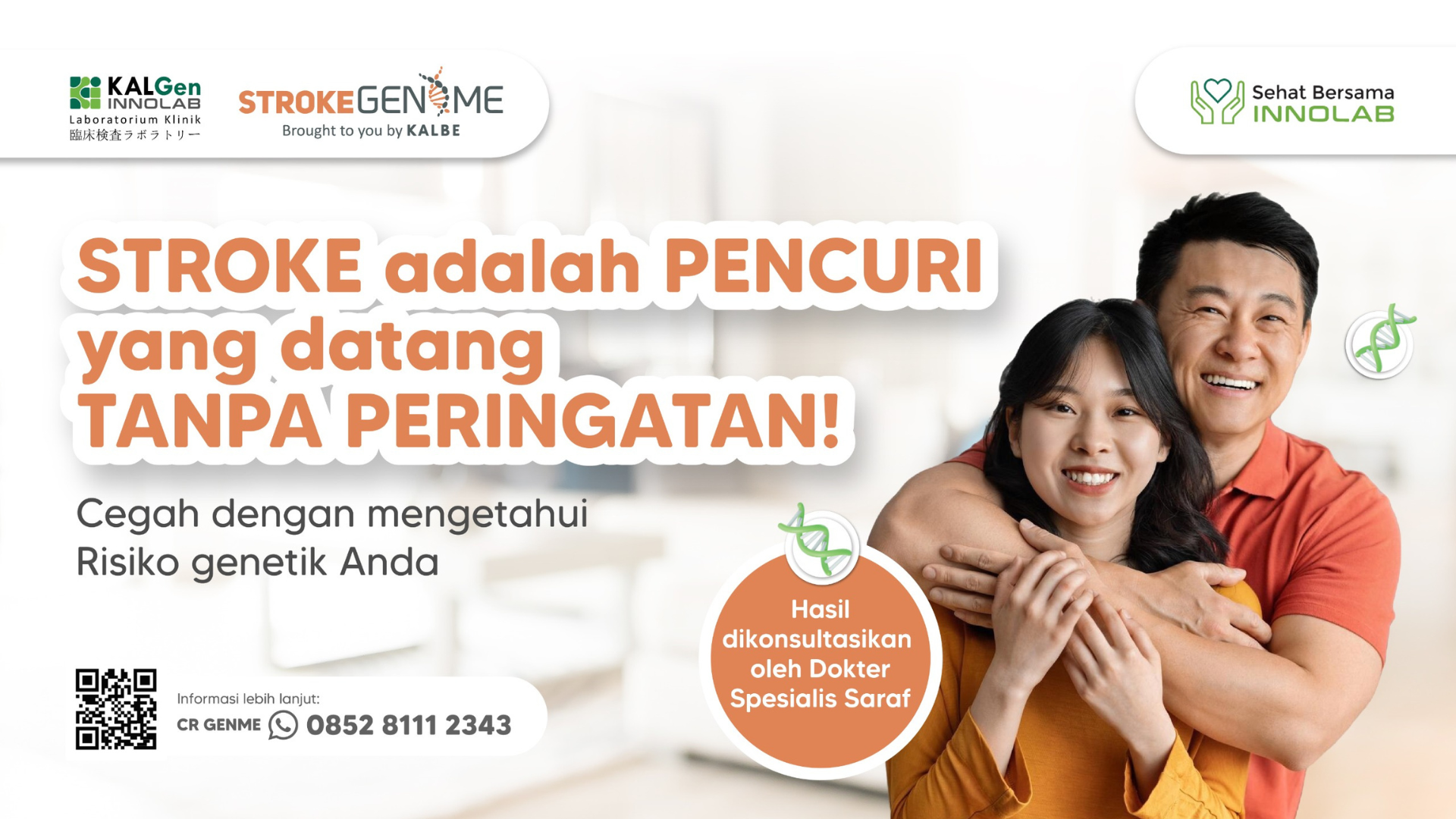  Kenali Risiko Stroke Anda dengan Tes Genetik: Pencegahan Dini untuk Masa Depan Lebih Sehat 